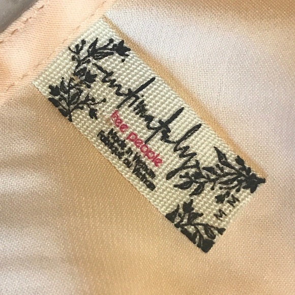 Intimately FREE PEOPLE Medium In A Cinch Cami Top Sleeveless Light Cream Peach. - Picture 9 of 15